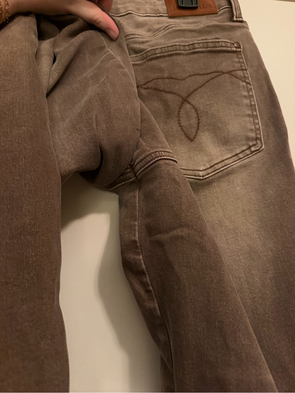 Judy Blue Retro Wide Brown Stretchy Jeans - Picture 6 of 7